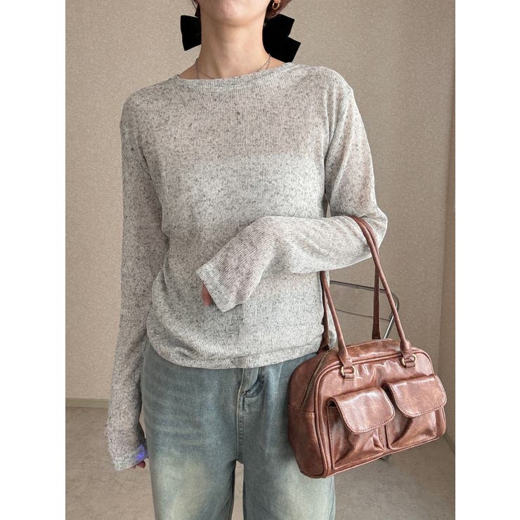 長袖 ニット カットソー | SHOPLIST OUTLET | 詳細画像5 