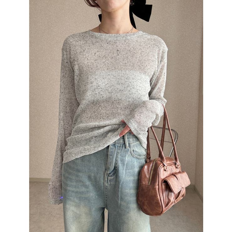 グレー | 長袖 ニット カットソー | SHOPLIST OUTLET