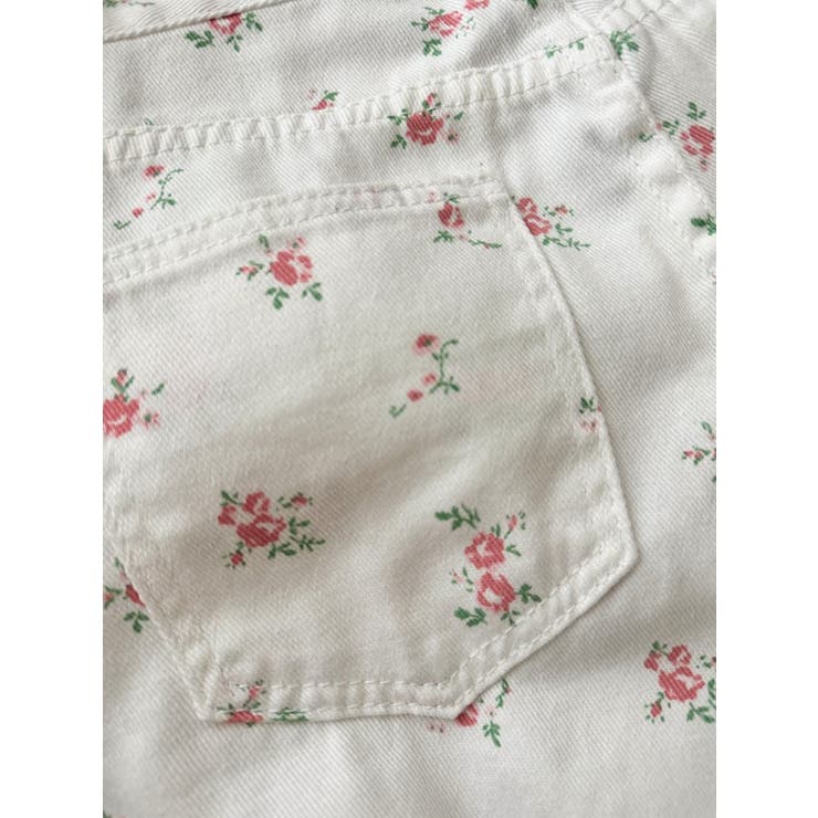 ハイウエスト 花柄 デニムパンツ[品番：LFTW0003412]｜SHOPLIST