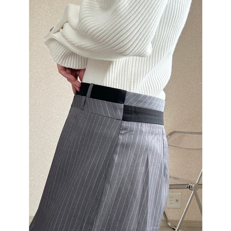 ストライプ スラックス[品番：LFTW0003427]｜SHOPLIST OUTLET