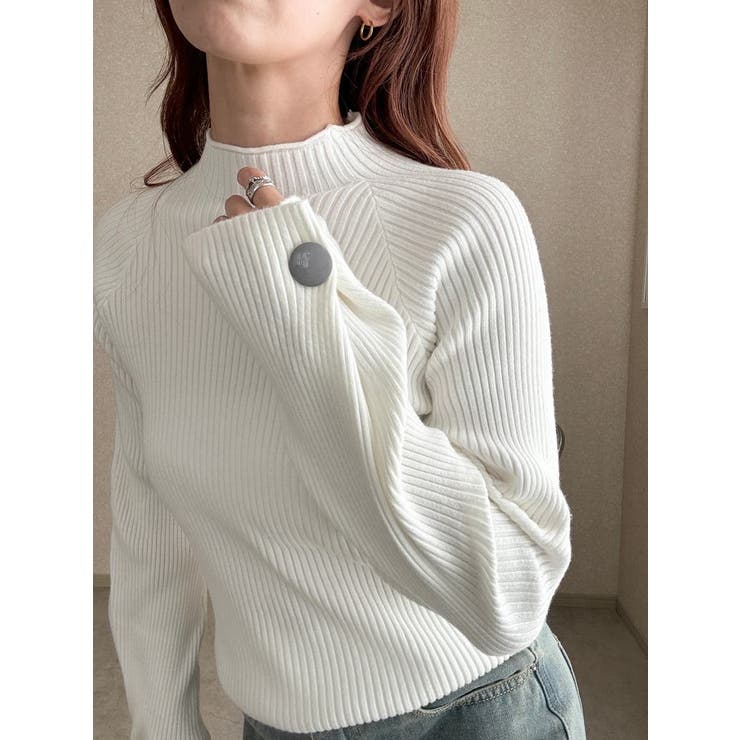 ハイネック リブ 長袖ニット[品番：LFTW0003436]｜SHOPLIST