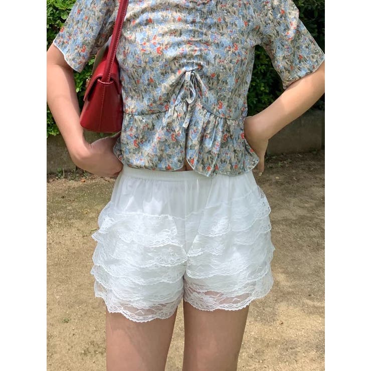 レース フリル ショートパンツ | SHOPLIST OUTLET | 詳細画像1 