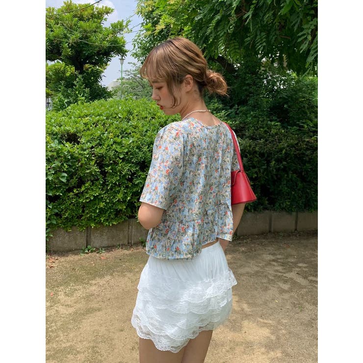 レース フリル ショートパンツ[品番：LFTW0000099]｜SHOPLIST
