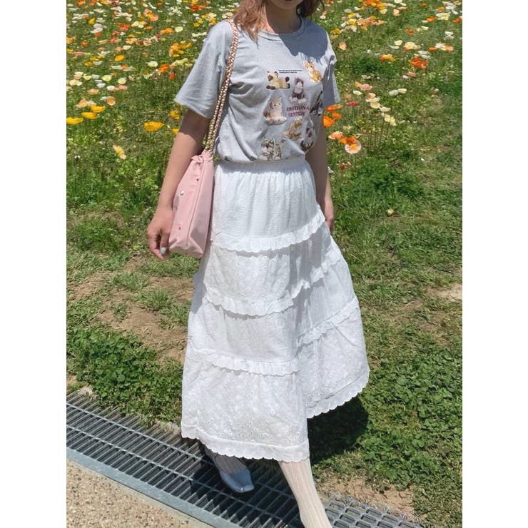 ティアード フリル ロングスカート | SHOPLIST OUTLET | 詳細画像5 