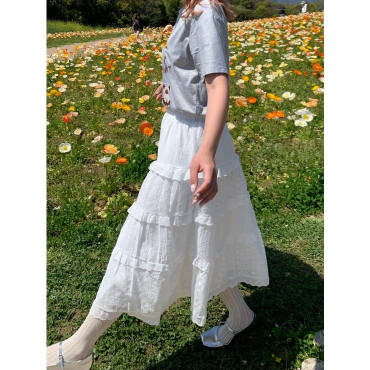 ティアード フリル ロングスカート | SHOPLIST OUTLET | 詳細画像9 