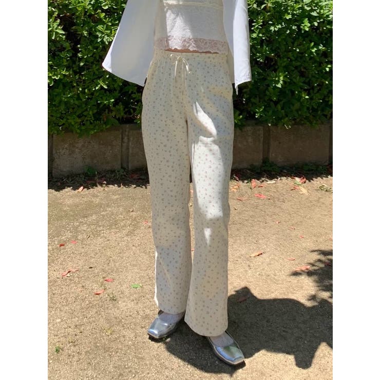 花柄 フレアパンツ[品番：LFTW0000303]｜SHOPLIST OUTLET