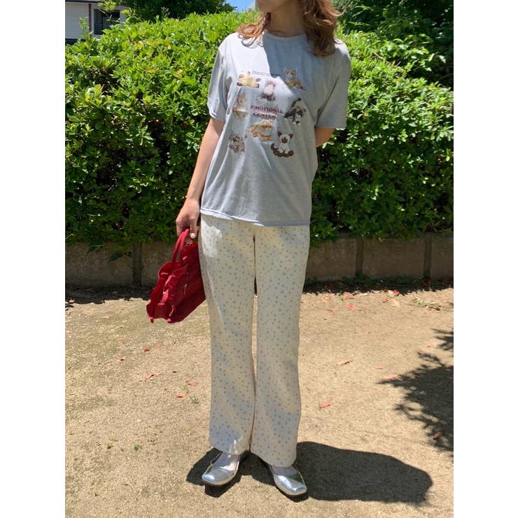 花柄 フレアパンツ[品番：LFTW0000303]｜SHOPLIST OUTLET