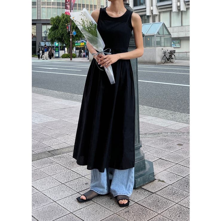 ウエストギャザー ワンピース[品番：LFTW0000263]｜SHOPLIST