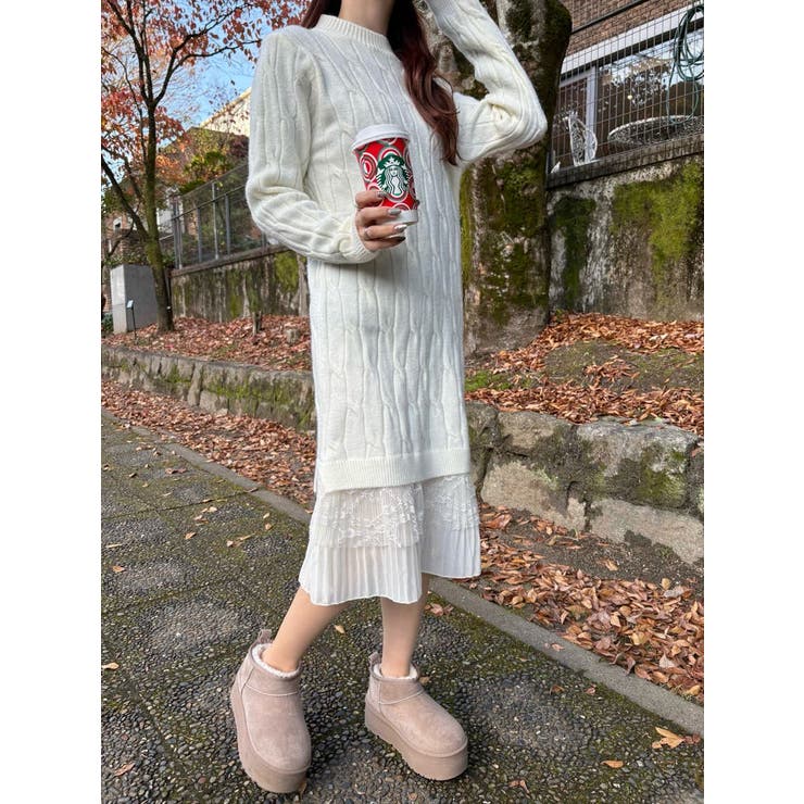 ニットワンピース[品番：LFTW0005346]｜SHOPLIST OUTLET