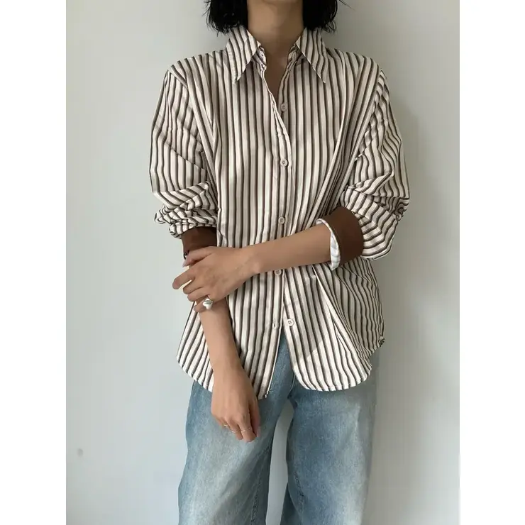 ストライプ シャツ[品番：LFTW0000719]｜SHOPLIST OUTLET