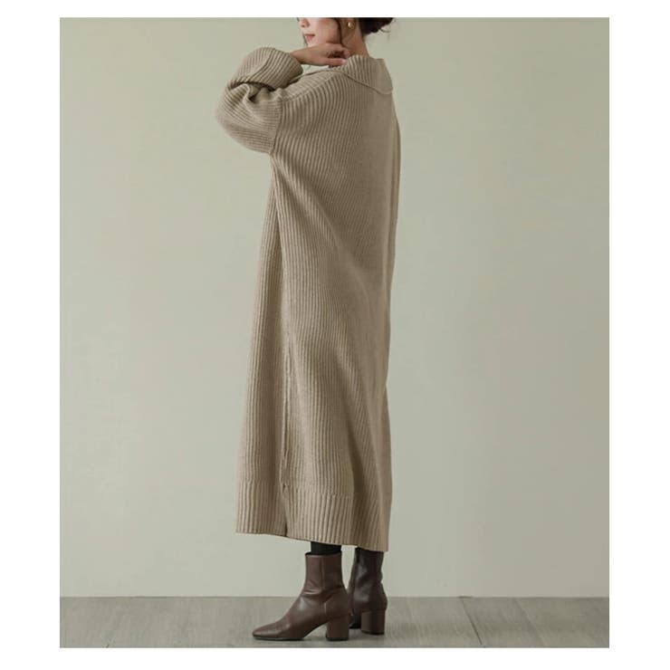 ルルムゥ　ニットワンピース 楽天市場】【半額クーポン対象】ニットワンピース ロングワンピ