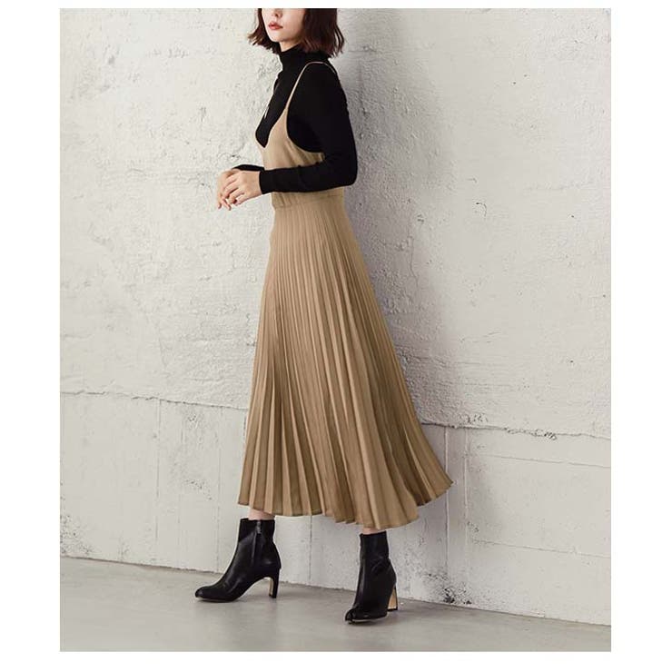 プリーツ キャミソールワンピース ワンピース | La-gemme | 詳細画像8 