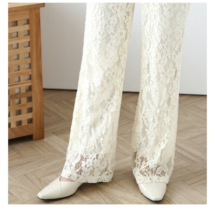 ホーンガーメント スリムパンツ ホワイト レディース M(38) サイズ：48 HORN GMT ホーン ガーメント パンツ ホワイト系