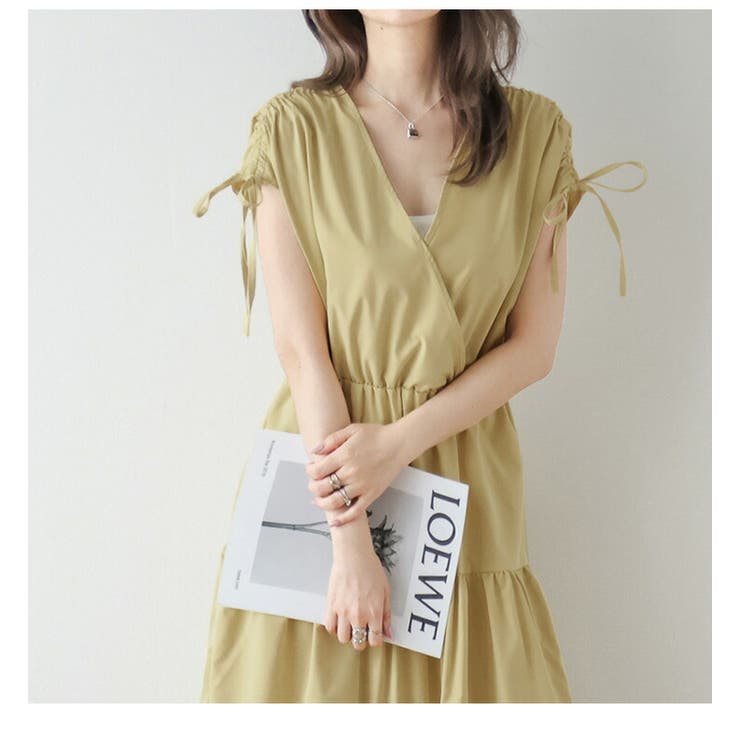 kayme ケイミー ネイビー ギャザーワンピース ドレス カシュクール 11号 ネイビー ギャザーワンピース– kay me