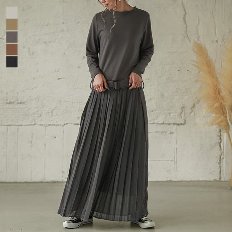 待望の再販セットアップ風 プリーツワンピース ワンピース 品番 Lgmw La Gemme ラジェム のレディースファッション通販 Shoplist ショップリスト