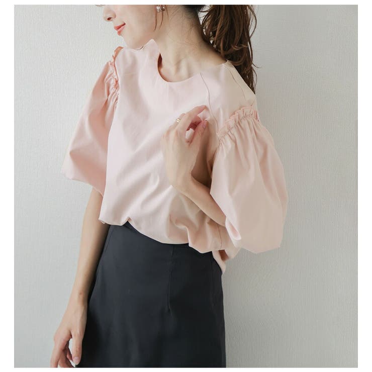 楽天市場】【20％OFFクーポン☆】シアースリーブリブトップス