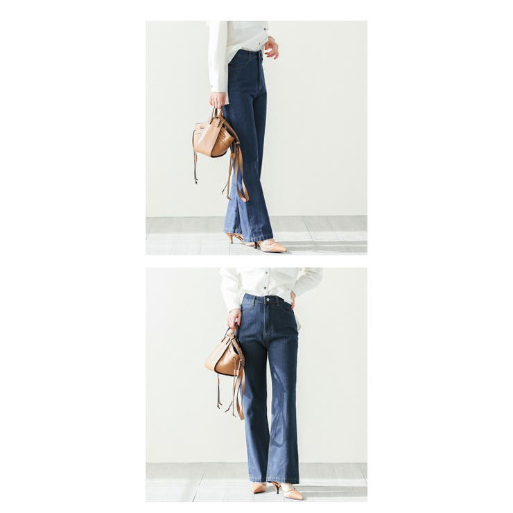 センタープレス デニムパンツ パンツ