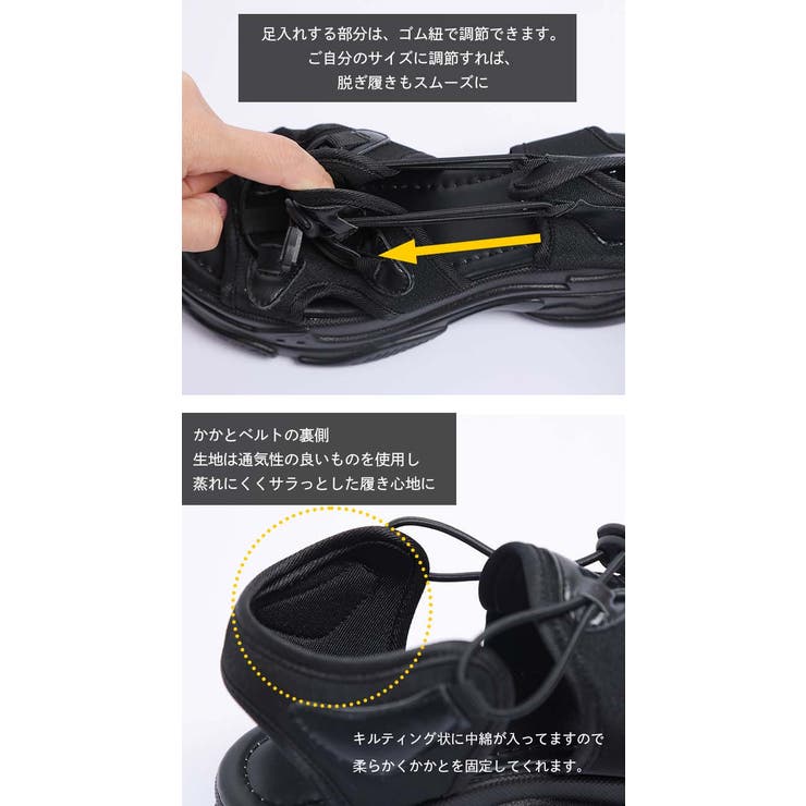 スポーツサンダル スニーカー スポサン | La-gemme | 詳細画像4 