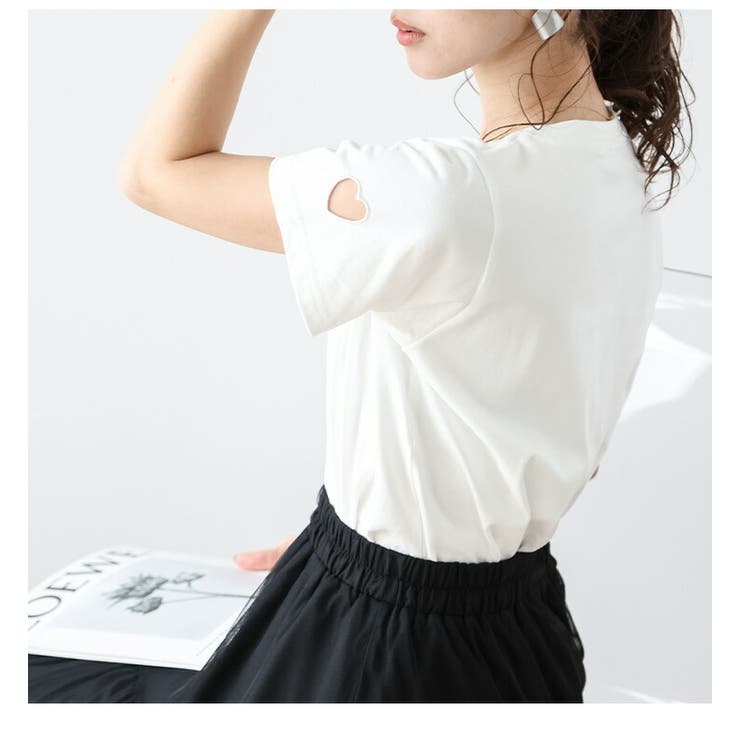 Tシャツ ハート シンプル | La-gemme | 詳細画像9 