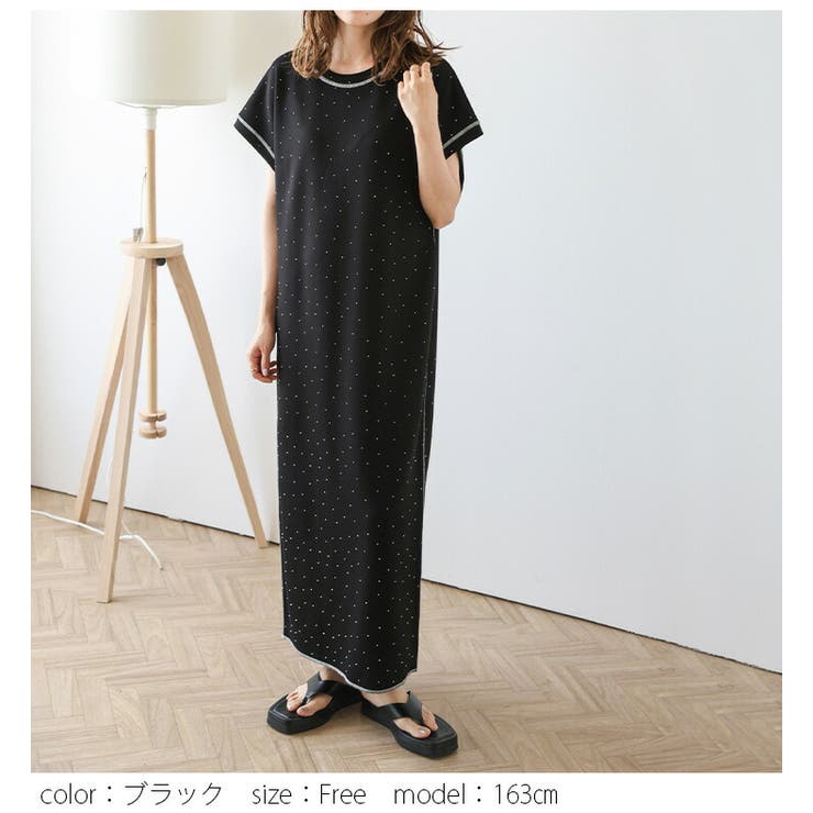 【訳あり美品】 デザイナーズ 豪華ビジュー フレンチスリーブドレスワンピース 黒 フレンチスリーブマーメイドドレス｜JENNE(ジェンヌ)公式通販