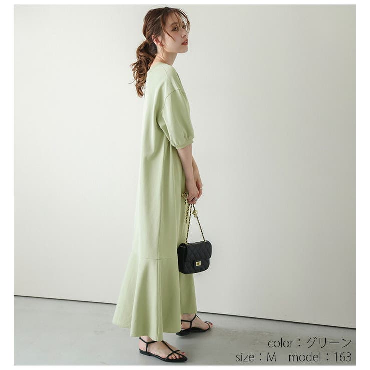 超赤字金額!日本製 スウェットワンピース ロング | La-gemme | 詳細画像10