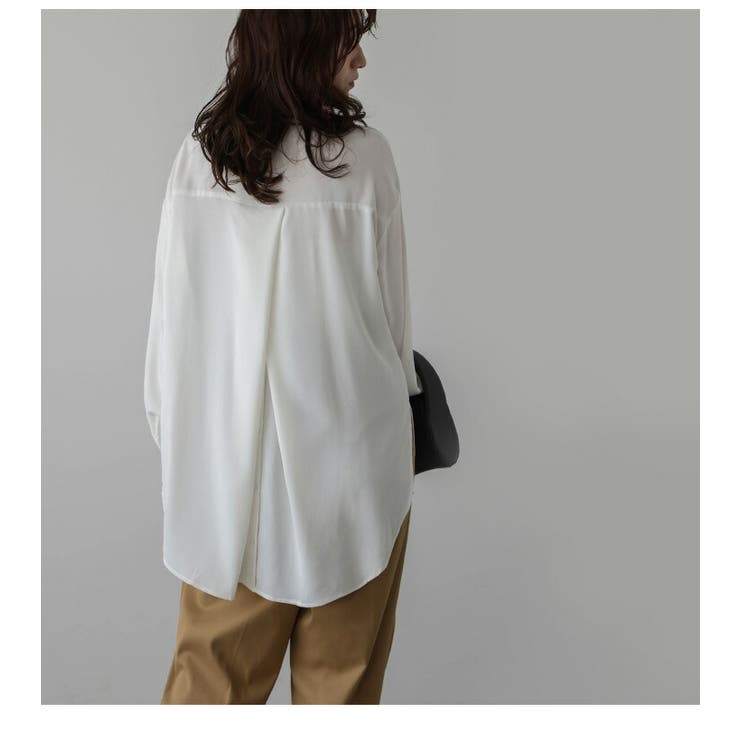 バックロング ボタン シャツ | La-gemme | 詳細画像11 