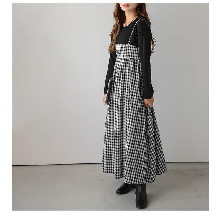 キャミソールワンピース ロングワンピース ワンピ[品番