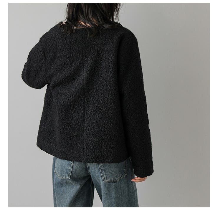 極美品✨24AW シビラ ノーカラージャケット ショートブルゾン ベージュ M lsotaw24-800.jpg