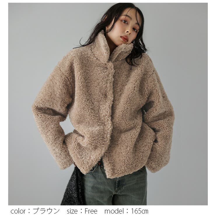 ジャケット アウター ボア[品番：LGMW0005646]｜La-gemme（ラジェム）のレディースファッション通販｜SHOPLIST（ショップリスト）
