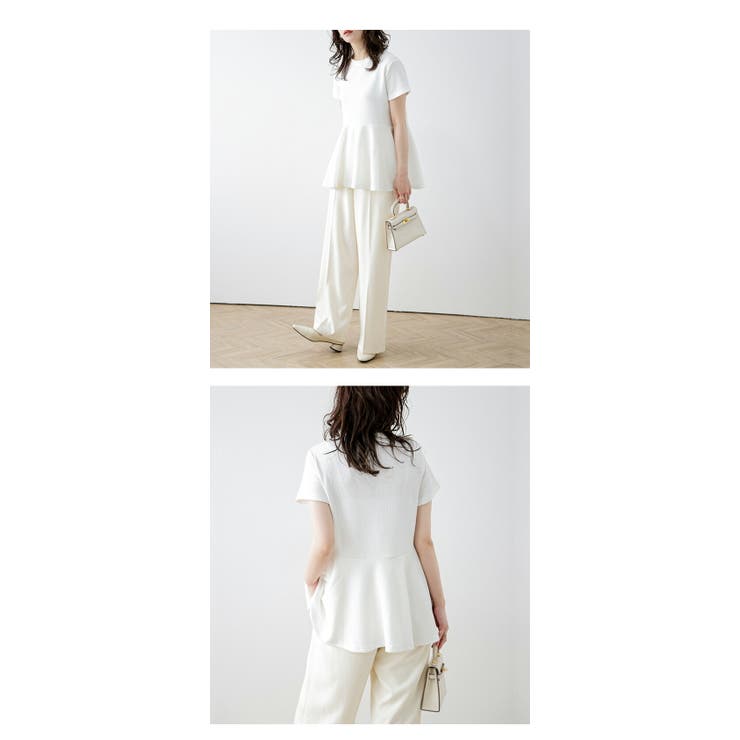 トップス ペプラム フレア | La-gemme | 詳細画像10