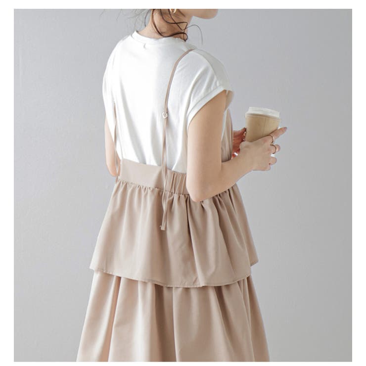 ティアードワンピース ロング キャミワンピ | La-gemme | 詳細画像9 