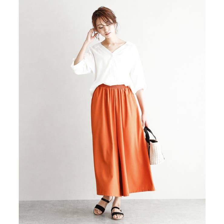 セットアップ ワイドパンツ 白シャツ 品番 Lgmw La Gemme ラジェム のレディースファッション通販 Shoplist ショップリスト