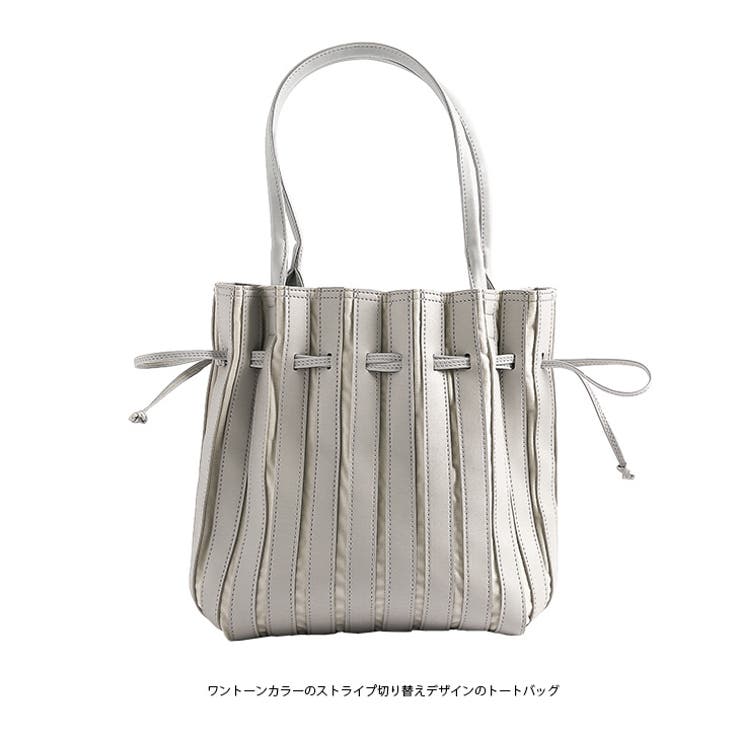 人気トートバッグ ハンドバッグ ストライプ[品番：LGMW0003746]｜La