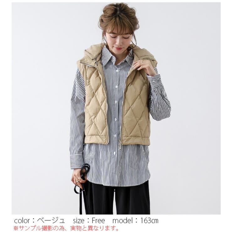 THE NORTH FACE ベージュ キルティング ベスト L