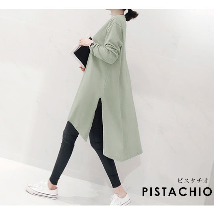 新色追加！待望の再販 ロングカットソー レディース | La-gemme | 詳細画像2 