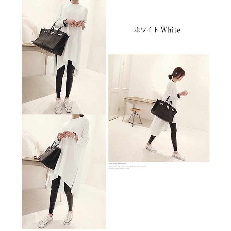 新色追加！待望の再販 ロングカットソー レディース | La-gemme | 詳細画像15 