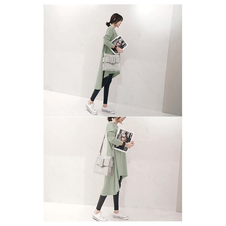 新色追加！待望の再販 ロングカットソー レディース | La-gemme | 詳細画像3 