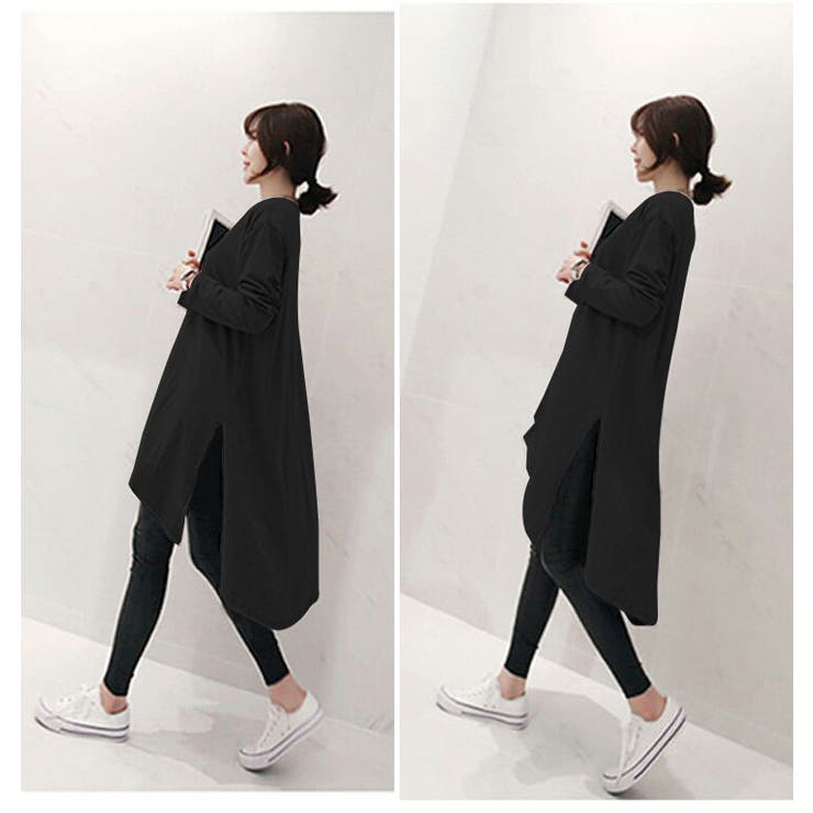 新色追加！待望の再販 ロングカットソー レディース[品番：LGMW0003751