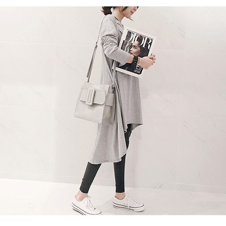 新色追加！待望の再販 ロングカットソー レディース | La-gemme | 詳細画像8 