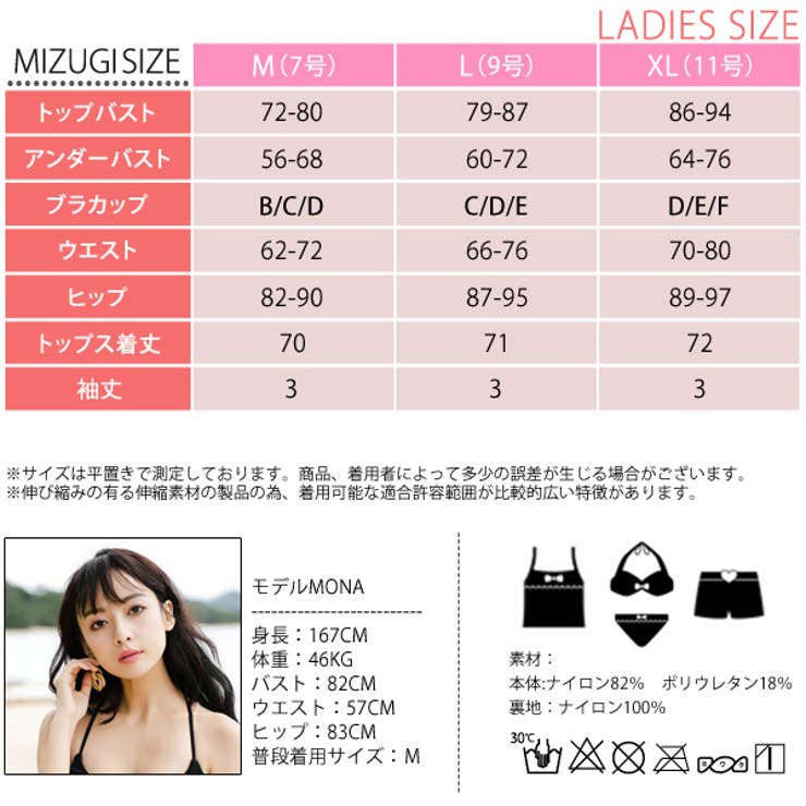 水着4点セット レディース 体系カバー[品番：LBLW0000107]｜La