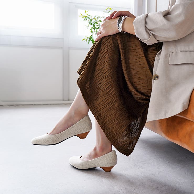 パンプス ラウンドトゥ 3 | La luna  | 詳細画像26 