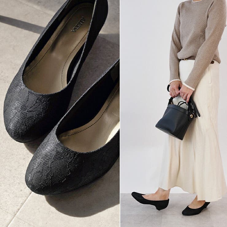 パンプス ラウンドトゥ 3 | La luna  | 詳細画像28 