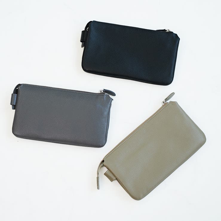 本革 シュリンクレザー お財布ショルダー | La luna  | 詳細画像3 