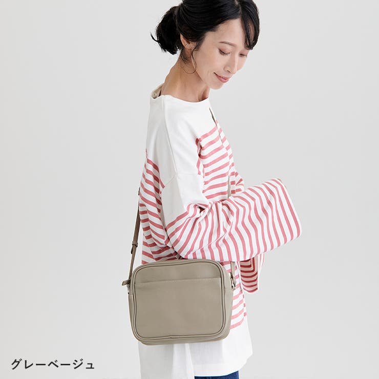 本革 シュリンクレザー ショルダーバッグ[品番:TRCS0000538 本革 シュリンクレザー ショルダーバッグ[品番:TRCS0000538
