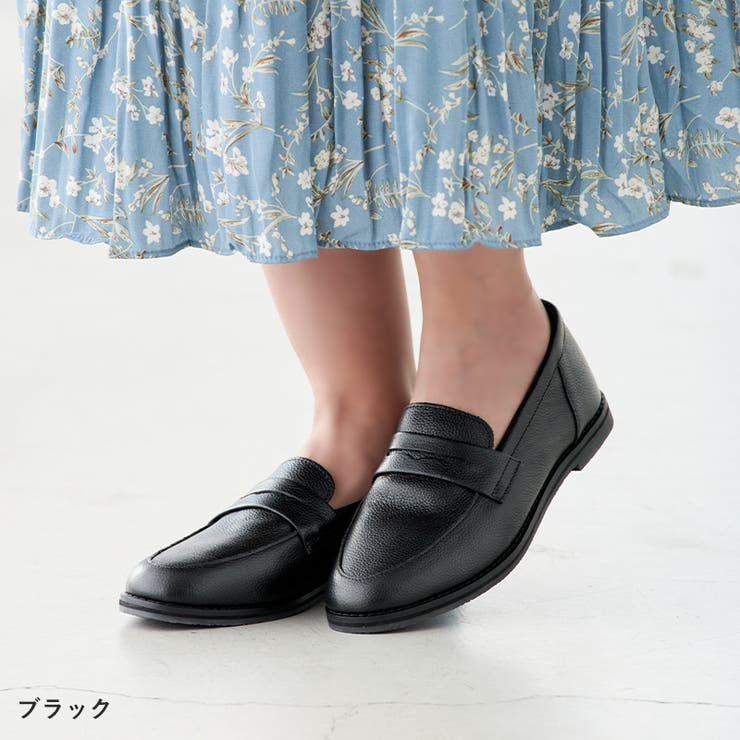 ブラック | ローファー レディース 40 | La luna 