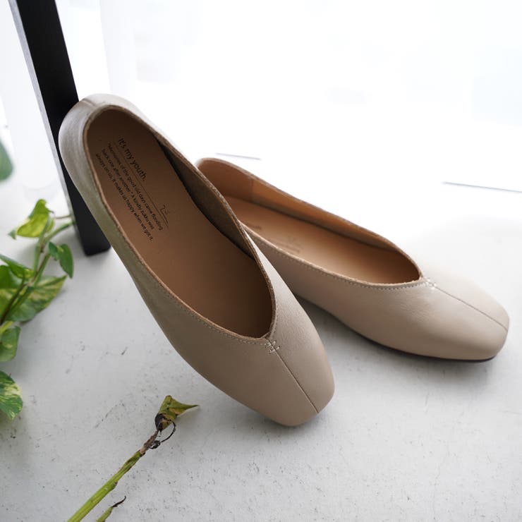 スクエアトゥ Vカット シューズ | La luna  | 詳細画像8 