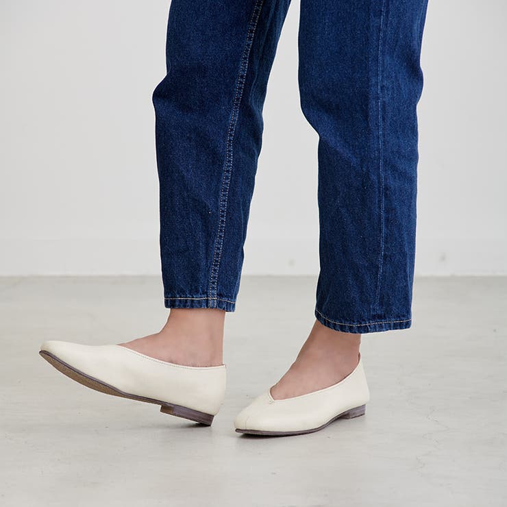 スクエアトゥ Vカット シューズ | La luna  | 詳細画像10 