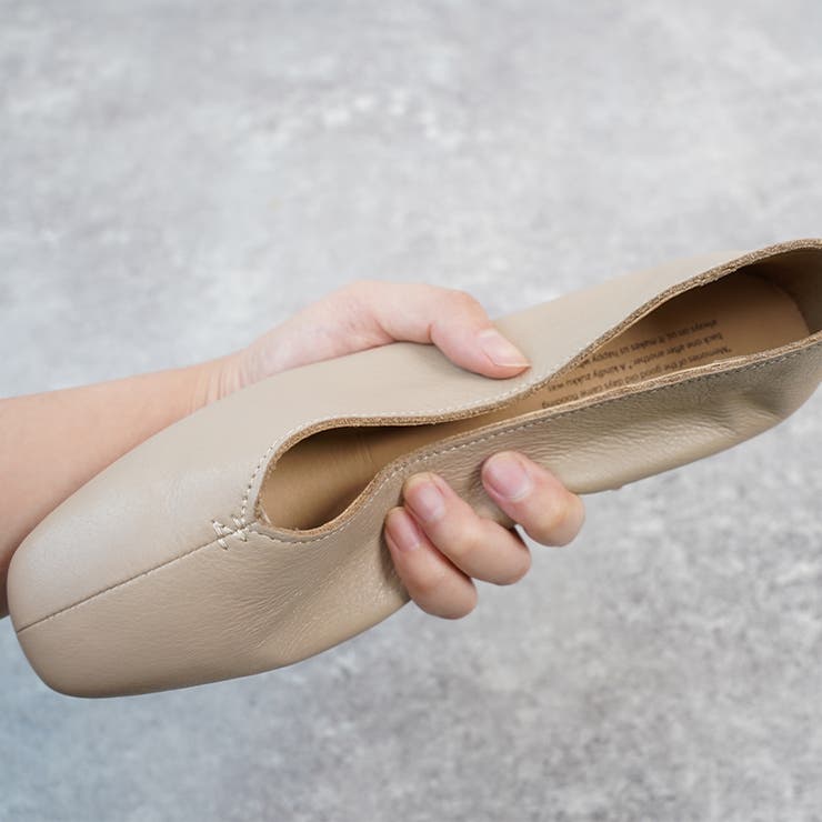 スクエアトゥ Vカット シューズ | La luna  | 詳細画像13 