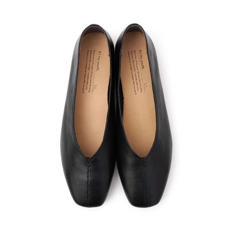 スクエアトゥ Vカット シューズ | La luna  | 詳細画像24 