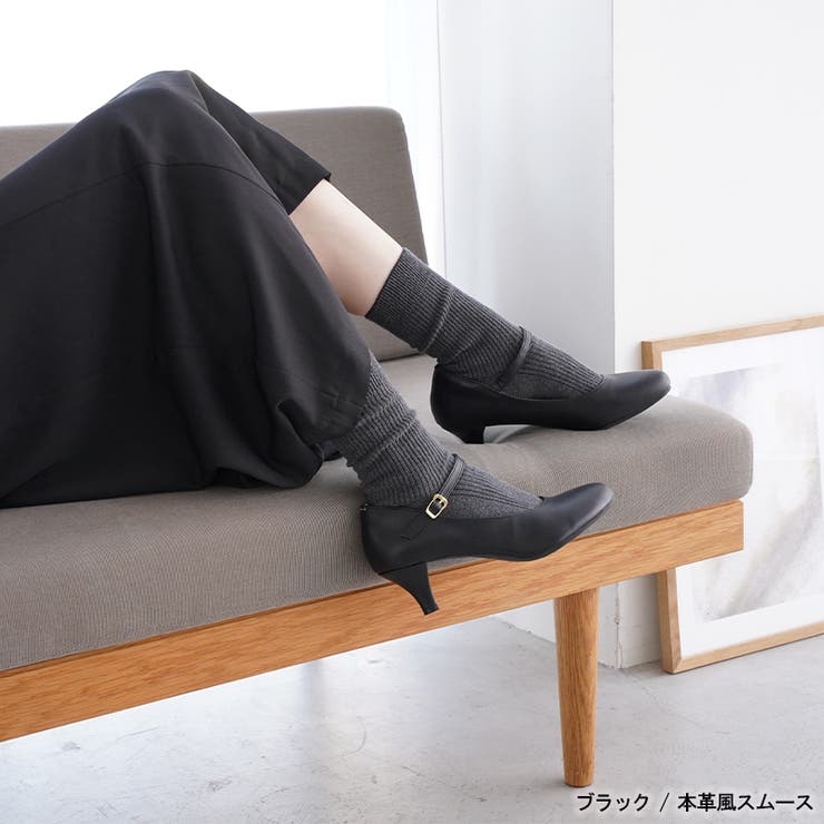 パンプス ラウンドトゥ ストラップ | La luna  | 詳細画像20 